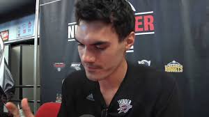 Steven Adams is surprised with the honorary haka dance at the NBA Summer  League