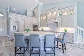 Most kitchen islands are rectangle, but some kitchen designs look better with a curved island. 50 Kitchens With Angled Kitchen Islands Photos Home Stratosphere