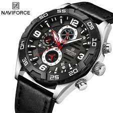 Buy NaviForce NF8043 - Black/Silver Watch Online at Best Price in Nepal -  NaviForce Nepal