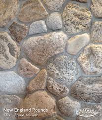 K2 stone veneer is 1″ thick and can easily be applied to both interior and exterior surfaces. Exterior Stone Veneer New England Rounds Stonewood Products