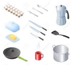 Shop online or at any kitchen warehouse store near you, and enjoy good customer service, fast shipping and a reassuring. Flat Isometric Illustration Of Kitchen Utensils Kitchenware Royalty Free Cliparts Vectors And Stock Illustration Image 149989741