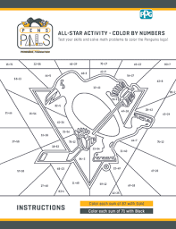 There are also tips included to help you with your project. Pens Pals Presented By Ppg Pittsburgh Penguins Foundation