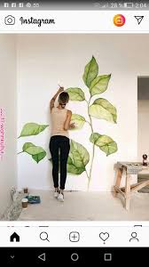 This video is a photo slide about bedroom and living room wall design and decorating ideas. Leaves On A Wall Gorgeous Ideas For Decorating Home In 2019 Pinterest Wall Murals Wall And Wall Design Leaves On A W Mural Wall Painting Mural Art
