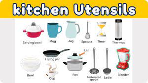 Kitchen utensils with pictures vocabulary in hindi urdu the list of names kitchen items in english common kitchen utensils vocabulary household use things kitchen items name in english and hindi रस ई स म न क. Kitchen Utensils With Pictures Kitchen Vocabulary In Hindi Urdu Youtube