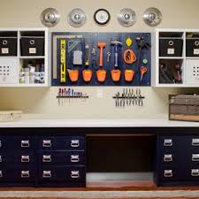 To finish the bench i added storage drawers and a leather and block face to the vice. Garage Workbench Diy How We Ikea Hacked Garage Storage