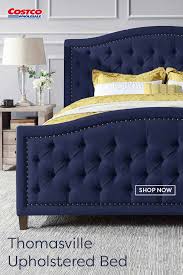 Shop at ebay.com and enjoy fast & free shipping on many items! Thomasville Upholstered Bed Upholstered Beds King Upholstered Bed Blue Bed Frame Bedroom Ideas
