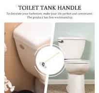 CARMELIT TOTO Toilet Handle Replacement Parts Kit, Upgraded Toilet Tank  Flush Lever, Universal Toilet Flush Lever Handle Compatible for Toilet  Tank, ...