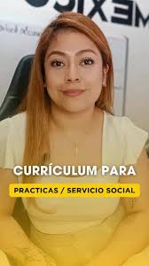 Curriculum Vitae 2024 Aprende a desarrollar tu CV para practicas  profesionales o servicio social. #cvtips #curriculum #curriculumvitae  #estudiante
