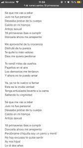 Lindo candor tiene en su mirada tiene en su boquita un soplo de vida tiene lo que nadie tiene en esta vida para ser bonita 17 años cruzan por su vida y esta en su delirio yo beso sus labios candorosa y linda k dios la bendiga tiene en su mirada los rayos del sol. 28 Que Tiene 17 Ag Os Letras Segundo Rosero Servicio De Citas En Nicaragua
