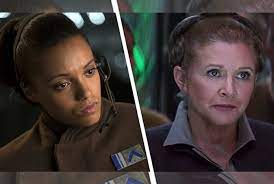 We were happy then and we're happy now to see she's included. Maisie Richardson Sellers Talks Working With Carrie Fisher On The Force Awakens Jedi News