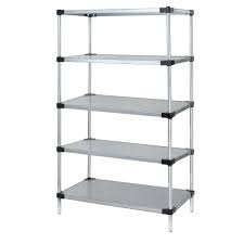 Browse the organized home posts on modular shelving systems to get ideas for your home organization or storage project. Quantum Storage Systems Chrome 4 Tier Chrome Wire Shelving Unit 36 In W X 54 In H X 18 In D Wr54 1836c The Home Depot