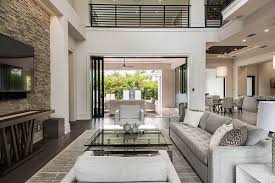 Love Open Concept Flow From Great Room To Outdoor Space And Between Kitchen And Eating Area Modern Mediterranean Homes Mediterranean Homes Contemporary House