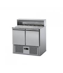 689 Saladette Meuble Pizza Refrigere Table 2 Portes 0 9 M X 0 7 M Produit Neuf Livraison Gratuite Chambre Froide Mobilier De Salon Equipement Cuisine