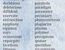100 Words To Know Words 100 Words High School Students
