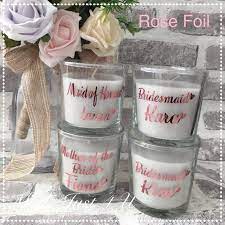 Bridesmaid Candles Personalized Candles Wedding Thank You Gifts Gifts For Wedding Party