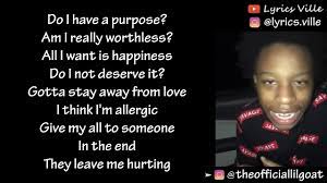 Lil Goat Fighting Depression Lyrics Youtube