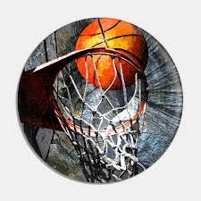 Justbr canvas wall art basketball players pictures painting sports. Basketball Art Print Swoosh 116 Cool Basketball Artwork Design Basketball Art Pin Teepublic Au