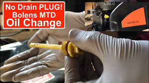 This is a slightly used bolens tiller. No Drain Plug How To Oil Change On Bolens Mtd Push Mower 450e Series 125cc Briggs Stratton Youtube