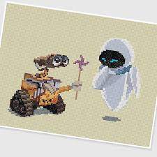 Find patterns for kids, adults, and home. Pdf Cross Stitch Pattern Wall E Eve Instant Download In 2021 Cross Stitch Cross Stitch Patterns Wall E Eve
