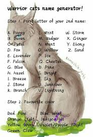 Mine Is Badgerwish Warrior Cats Warrior Cat Names Warrior Cats Name Generator