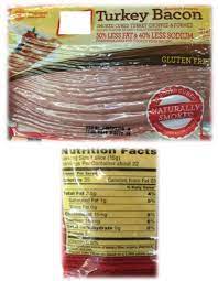 There are 92 calories in 3 thin slices of turkey bacon. How Many Grams Of Fat Are In One Slice Of Turkey Bacon