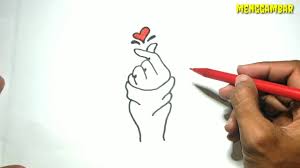 Keren Huruf M Jadi Gambar Saranghaeyo Youtube