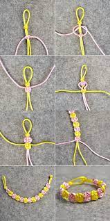Beebeecraft Tutorials On How To Make Threadbracelet With Flower Pattern Diy Friendship Bracelets Patterns Macrame Bracelet Patterns Bracelet Crafts
