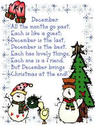 December Poem December Poems Christmas Kindergarten Christmas Poems