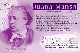 Juana paula manso in biographical summaries of notable people. Juana Manso Escritora Educadora Periodista Feminista Defensora De La Emancipacion De La Mujer Voces Feministas