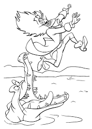 Add some colors of your imagination and make this captain hook and smee coloring page nice and colorful. Disney Coloring Pages Peter Pan