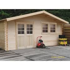 Volet extérieur de porte pour abri de jardin bois luoman new vaasa. Grand Abri De Jardin En Bois 28mm Vernier 26m Porte Double Solid Pas Cher Achat