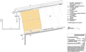 Standarddetails Von Rheinzink Zum Kostenlosen Downloaden Dach Bau Dachrinne