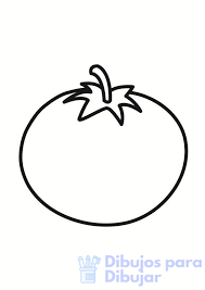 Dibujo Tomate Para Colorear