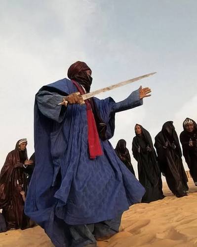 The Tuareg, often called the Blue People of the Desert, have lived across  the Sahara for centuries, moving between Niger, Mali, Algeria, Libya,  Morocco and Tunisia. Known for their deep indigo garments