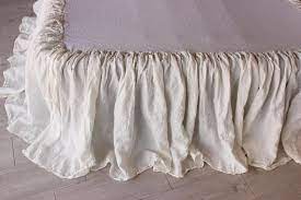 Check out our linen bedskirt queen selection for the very best in unique or custom, handmade pieces from our bedding shops. Linen Bedskirt Dust Ruffle Split Corners Organic Stonewashed Bed Skirt Shabby Chic Look Natural Colors For Twin Calking Queen Full Sizes Linen Bedskirt Shabby Chic Room Bedskirt