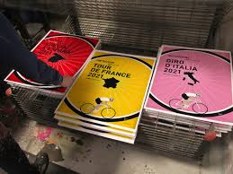 The route of the tour de france, stages, cities, dates. My Tour De France Minimal Poster 2021 Chungkong