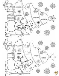 Arbre De Noel Est Un Jeu A Imprimer Des Differences Jeux A Imprimer Noel Coloriage Noel