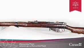 Canada Remembers - Ever hear of a rifle called Rosalie? That was the name one Canadian gave his gun during the First World War #FactFriday Canadian soldiers became very familiar with their
