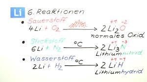 Ionen geben an wieviele elektronen ein atpm zu viel oder zu wenig hat. Lithium Erklart Inkl Ubungen