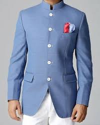 Going to a dinner party is not always an easy thing. Mens Blue Jodhpuri Bandhgala Suit Wedding Dinner Party Wear Blazer Coat Pants Ebay