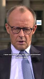 German Chancellor Friedrich Merz criticized Israel's attacks