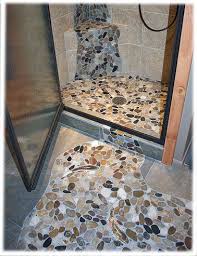 Shop wayfair for the best river rock shower tile. 26 Stone Shower Floor Ideas Shower Floor Stone Shower Stone Shower Floor