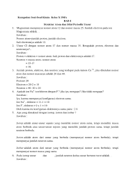 Contoh soal dan pembahasan uas kimia kelas 12 semester 1 chemistry is fun. Soal Soal Kimia Kelas X Beserta Pembahasannya Pdf