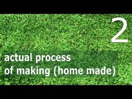 70 Miniature Artificial Grass Actual Process Of Making Home Made 2 Youtube Artificial Grass Grass Model Trains