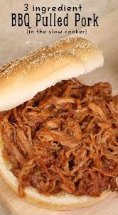 Barbecue Pulled Pork Recipe In The Slow Cooker Pork Crockpot Recipes Barbecue Pulled Pork Recipe Crock Pot Pulled Pork Recipe