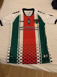 Palestine, area of the eastern mediterranean region, comprising parts of modern israel and the palestinian territories of the gaza strip (along the coast of the mediterranean sea) and the west bank (the area west of the jordan river). Club Palestino Trikot Fussball Palestina Chile Limited Edition In Berlin Friedrichshain Ebay Kleinanzeigen
