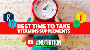 If it makes you queasy, save it for right after a meal. Best Time To Take Vitamins And Supplements Youtube