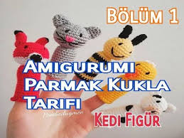 Amigurumi Parmak Kukla Yapimi Kedi Figur Parmak Kukla Youtube 2020 Kuklalar Hello Kitty Amigurumi