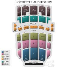 Rochester Auditorium Seating Chart Related Keywords
