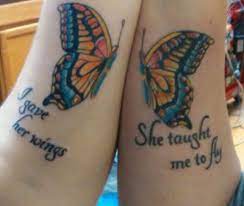 Butterfly Tattoos Butterfly Tattoos Matching Mom Daughter Mother Tattoos Tattoos For Daughters Tattoos